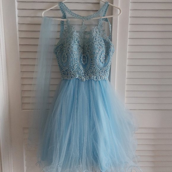Dancing Queen Dresses & Skirts - XS Dancing Queen Light Blue Dress